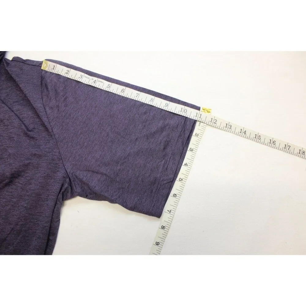 Weatherproof men's 32‎ Degrees Cool heather purple short sleeve polo shirt
